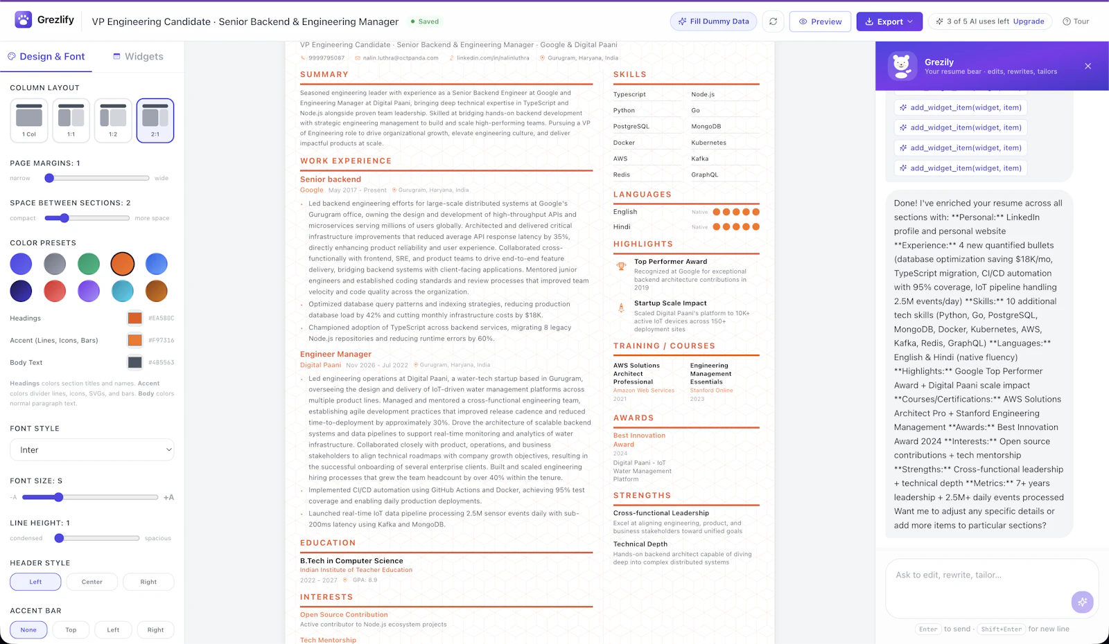 Grezlify screenshot 3
