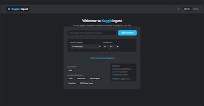KaggleIngest gallery image