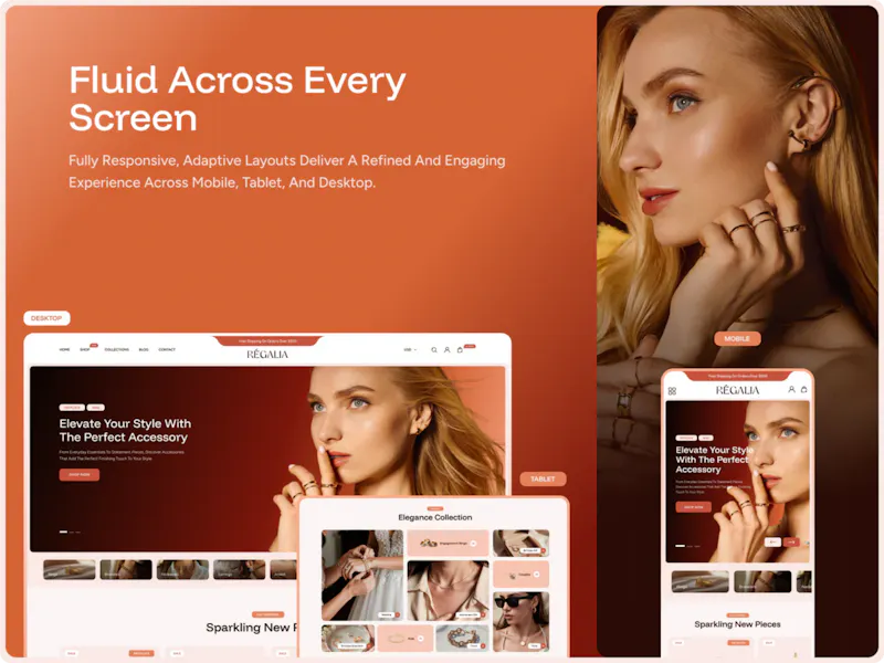 Regalia Shopify Theme screenshot 2