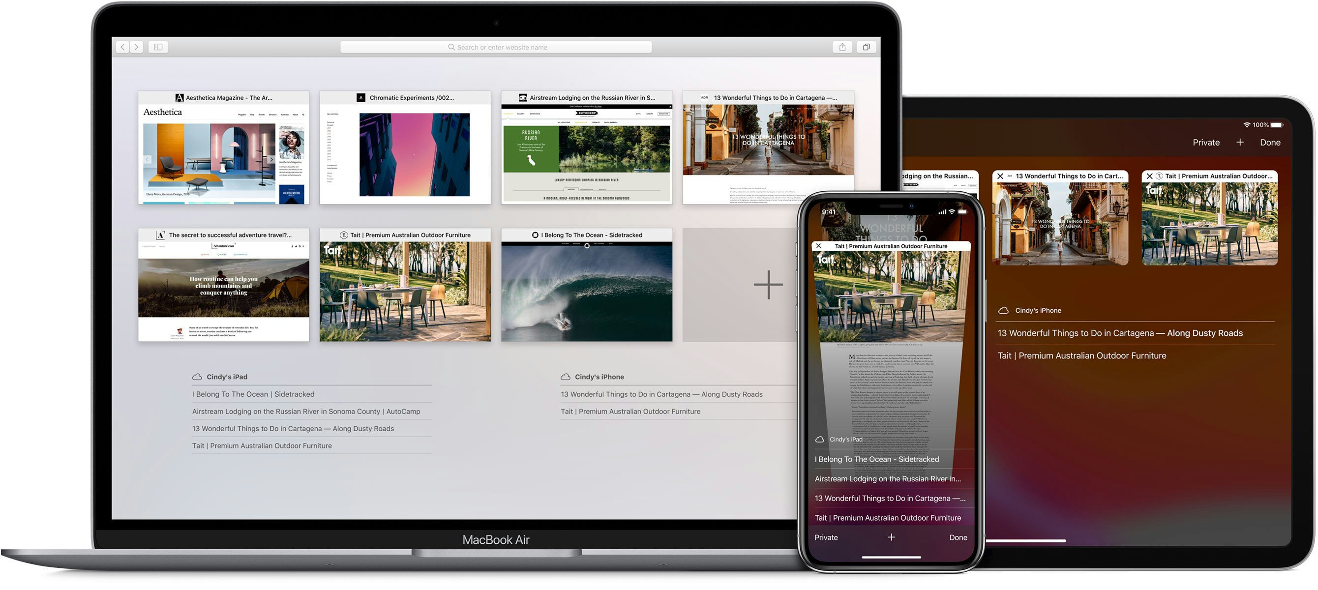 Safari 13 gallery image