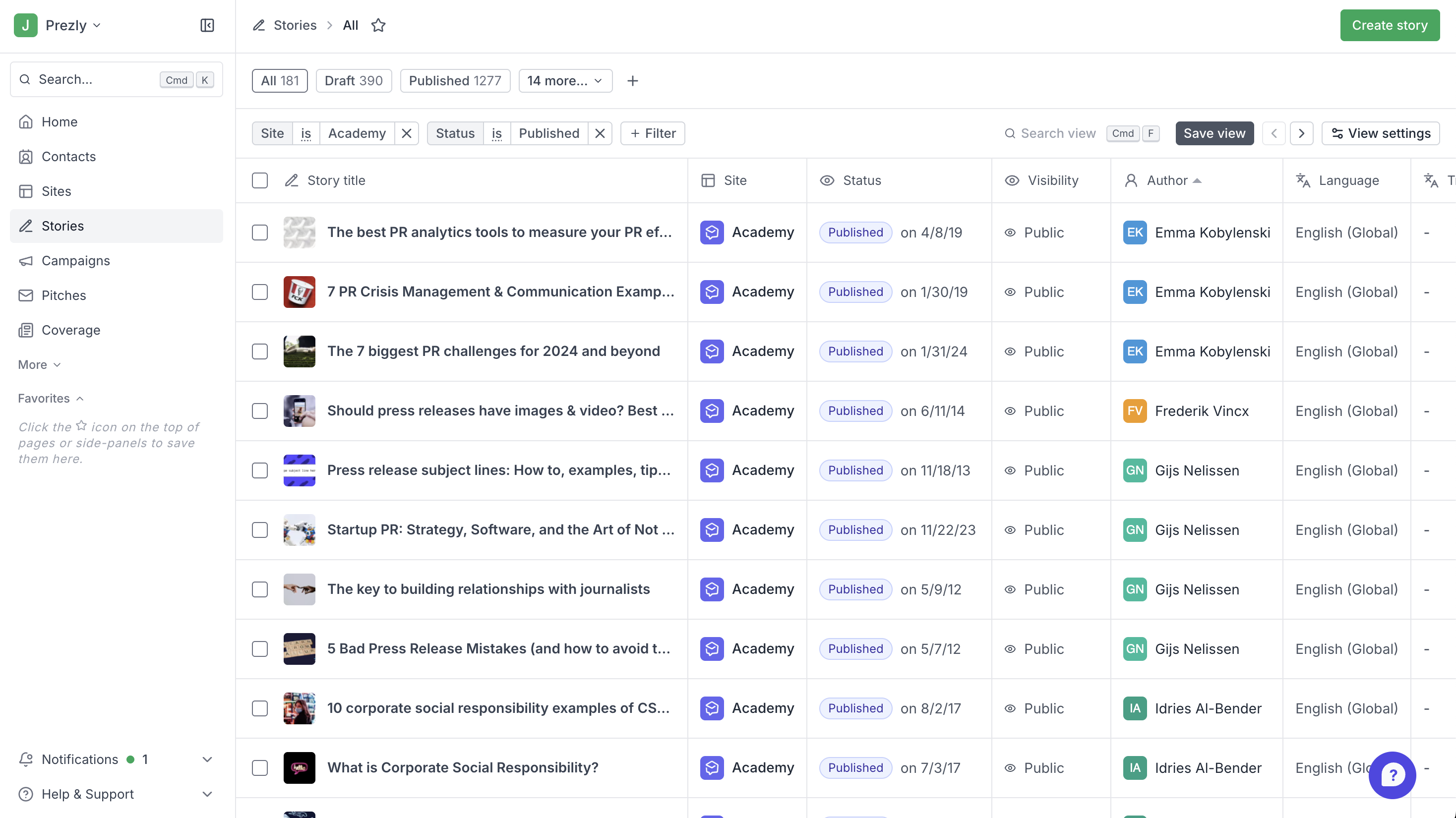 Prezly gallery image