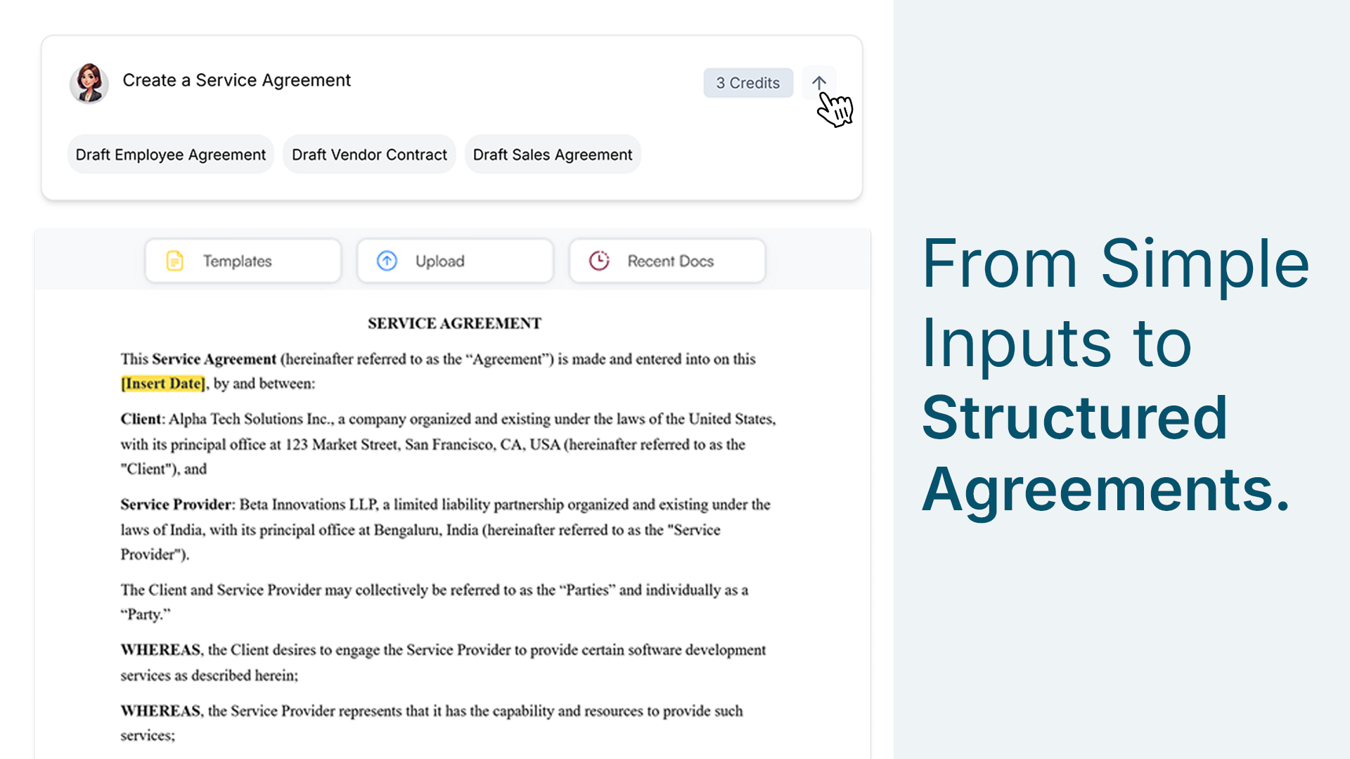 Legitt AI Contract Generator gallery image