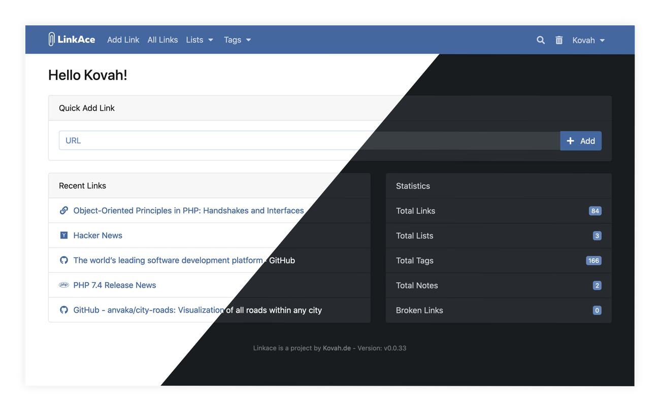 LinkAce gallery image