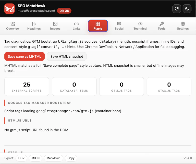 SEO MetaHawk screenshot 7
