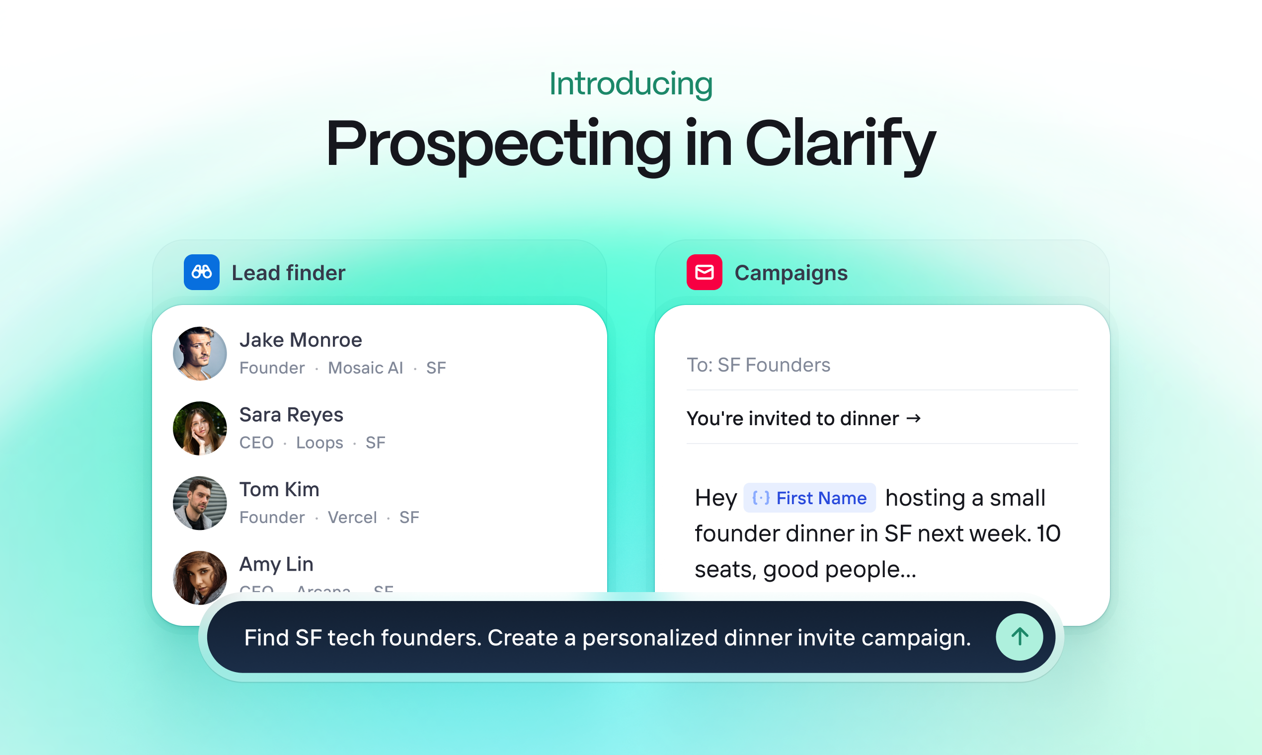 Clarify: The autonomous CRM that helps you sell more | Product Hunt