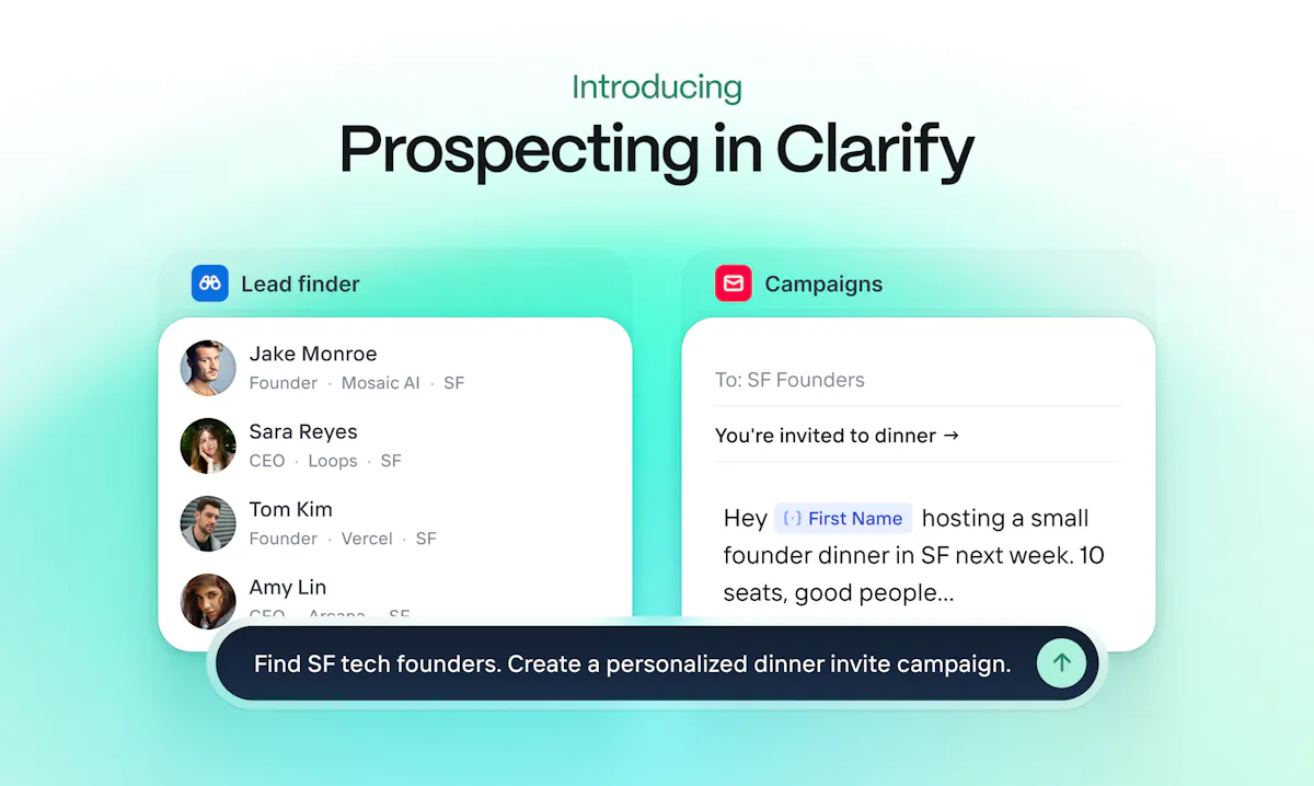 Prospecting by Clarify