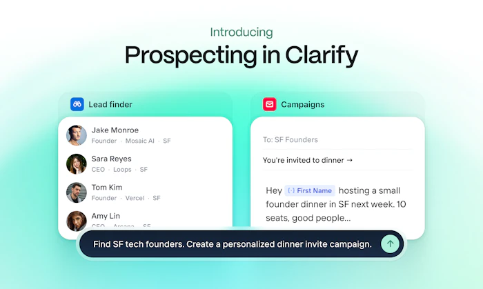 Prospecting by Clarify产品图