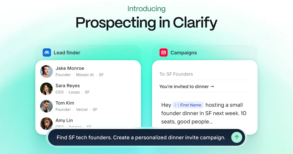 Prospecting by Clarify