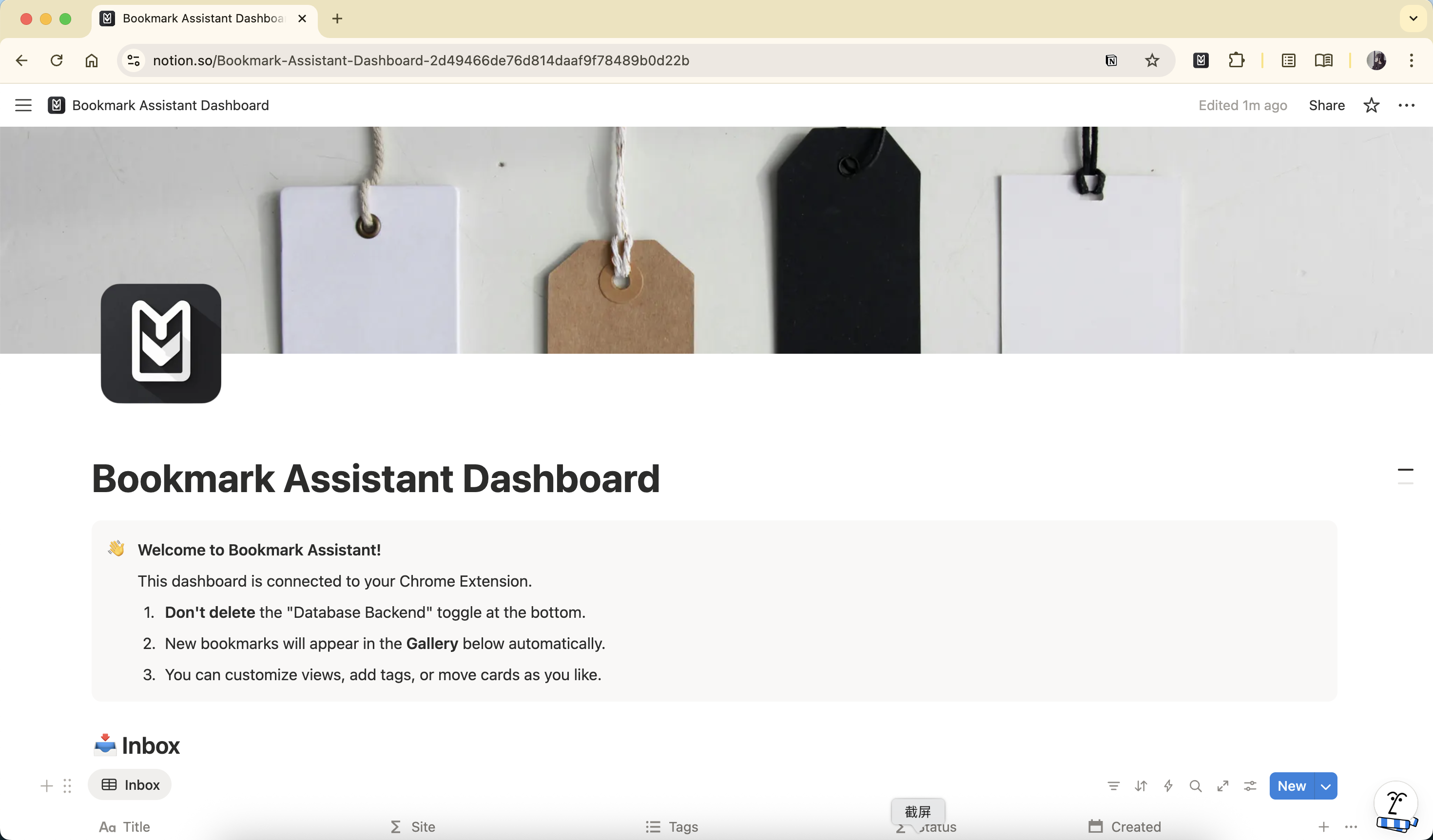 Bookmark Assistant gallery image