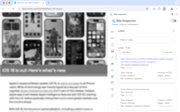Site Inspector gallery image