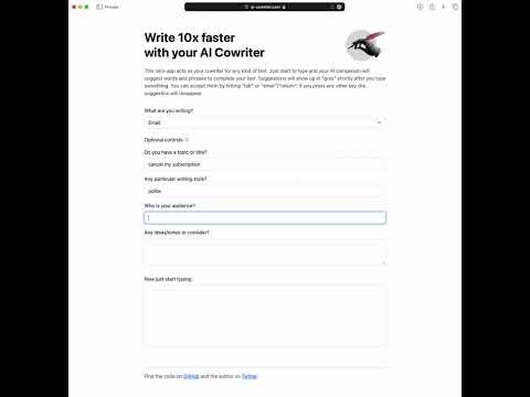 AI Cowriter gallery image