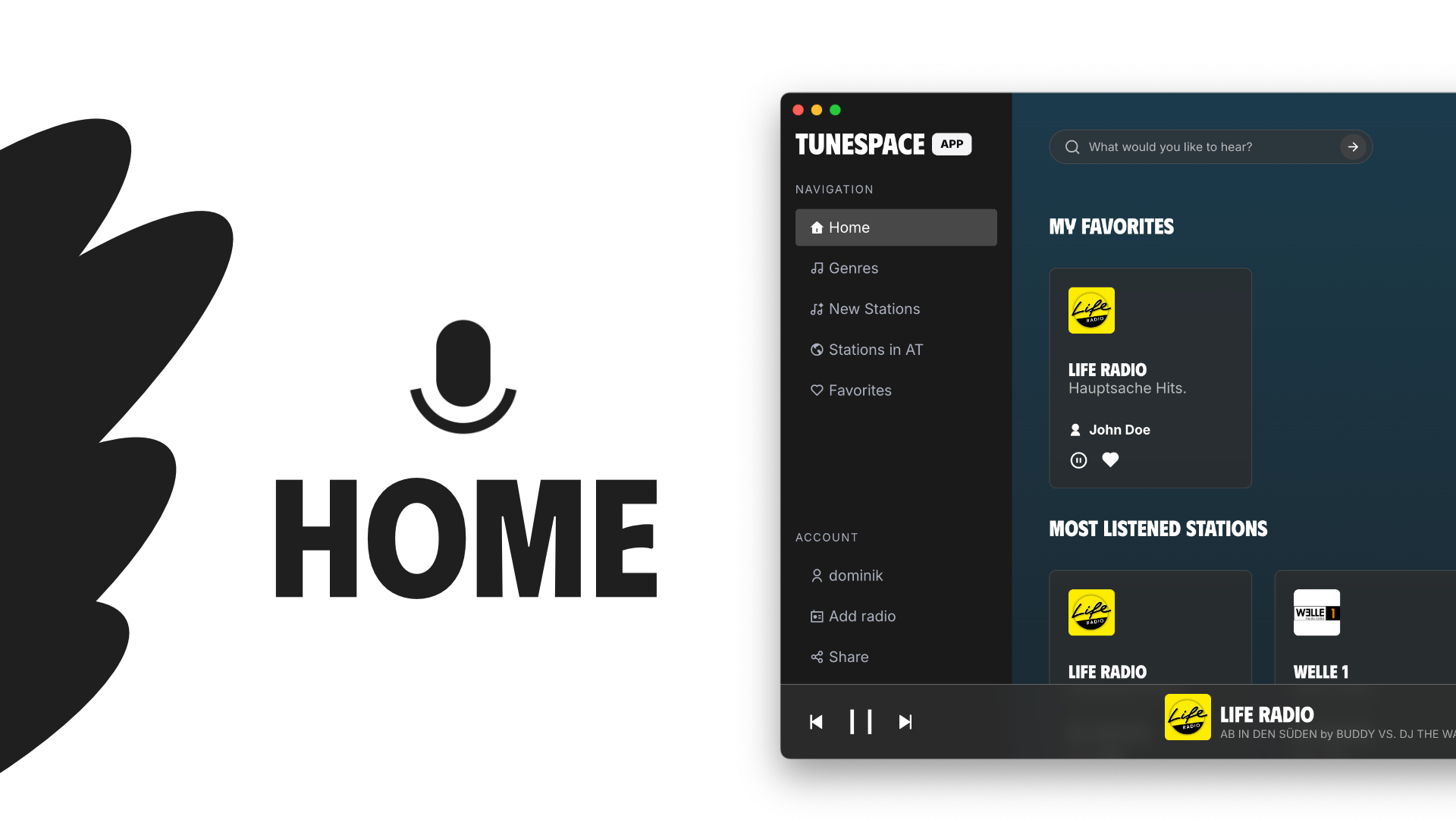 tunespace - Ascolta le stazioni radio senza annunci media 3