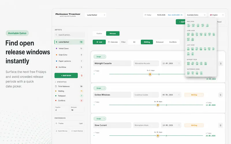 Release Tracker screenshot 5