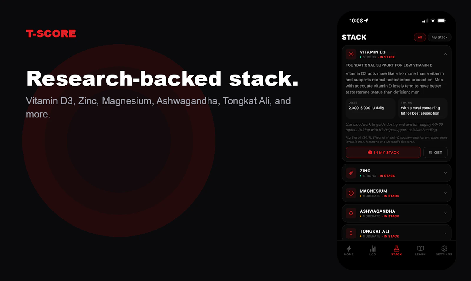 T-Score: Boost Testosterone screenshot 3