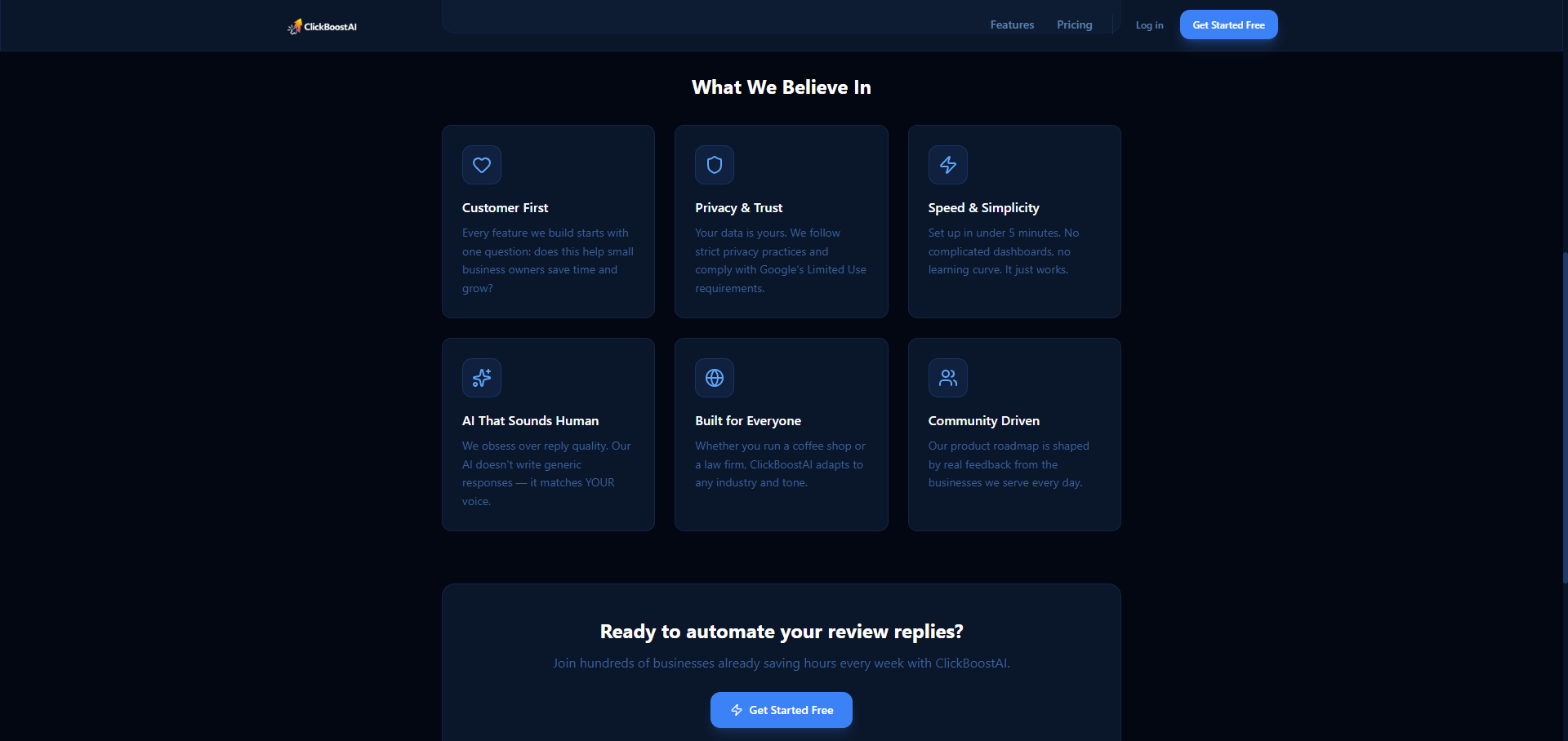 ReplyAI by ClickBoostAI gallery image