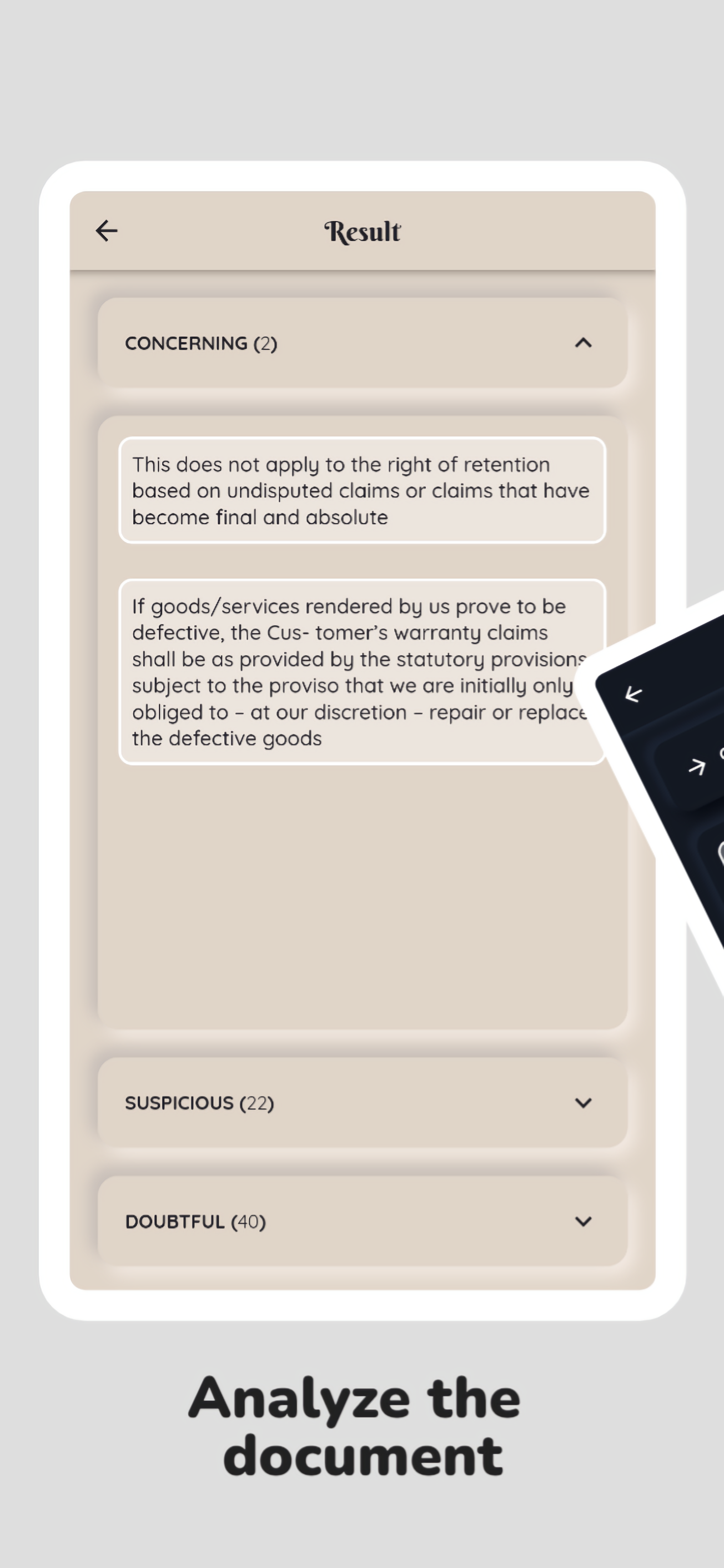 Sureescan - 法的文書から疑わしい条件を嗅ぎますメディア5