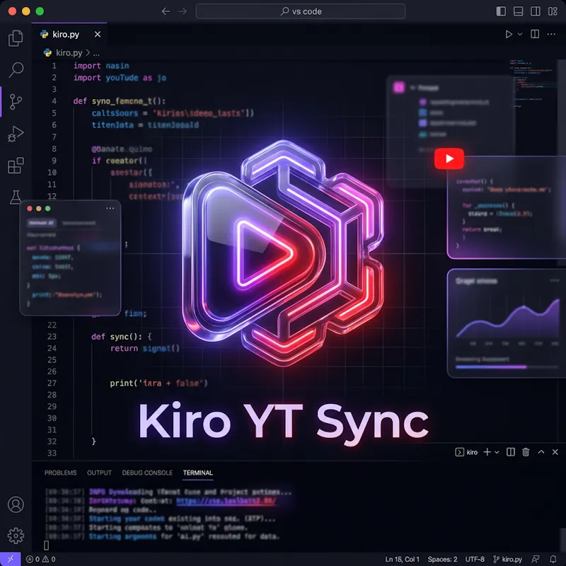 YouTube embedded on Kiro's Agentic IDE screenshot 3