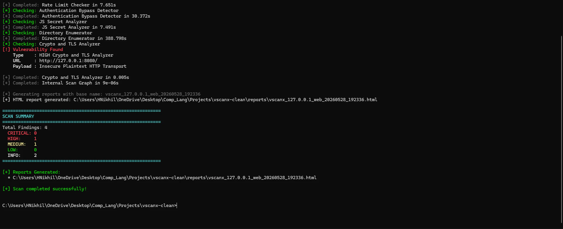 VScanX screenshot 1
