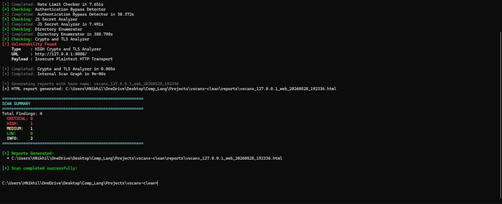 VScanX screenshot 2