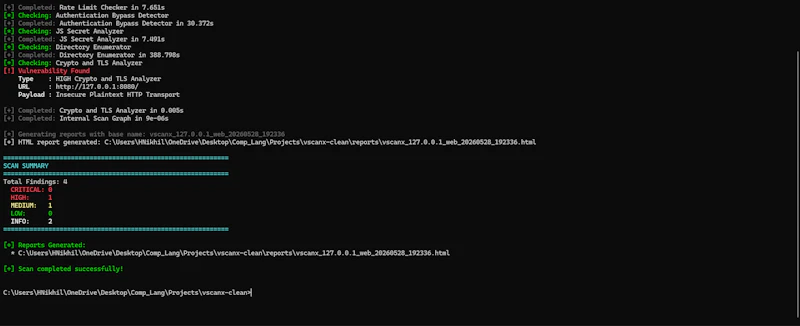 VScanX screenshot 2