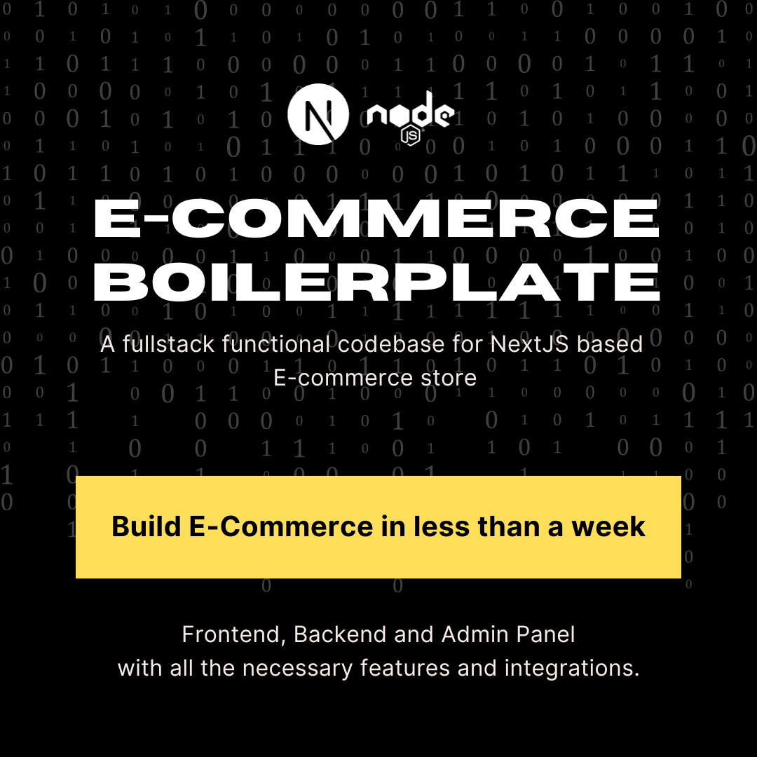 FullStack volgende JS e-commerce boilerplate