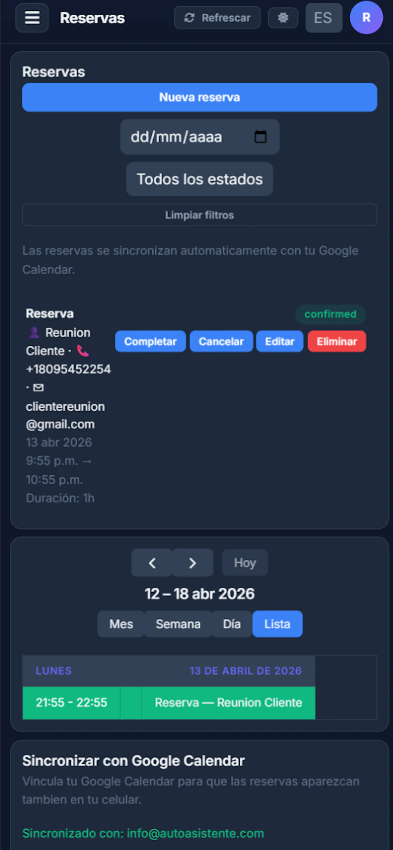 Auto Asistente screenshot 9