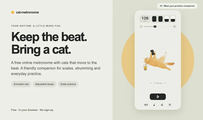 cat-metronome screenshot 3