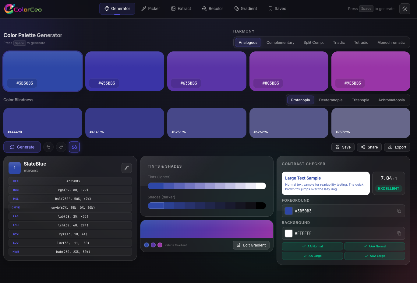 Color CEO - Screenshot 2 showing product features and functionality