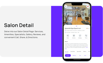 Beauty Book - Salon Booking Flutter UI gallery image