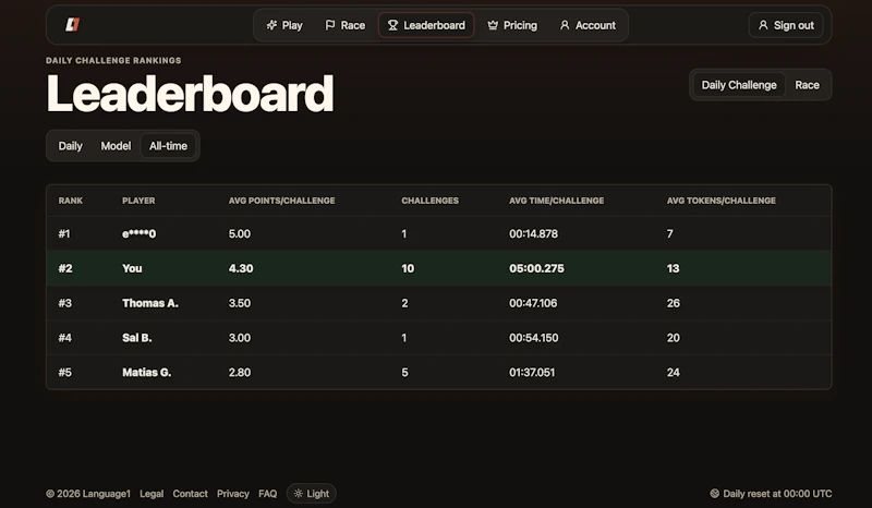 Language1 screenshot 4