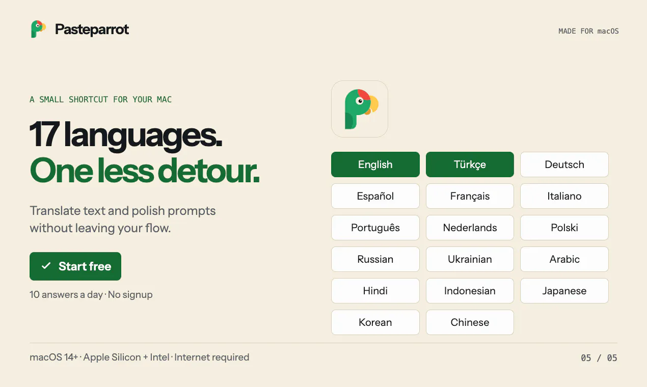Pasteparrot gallery image