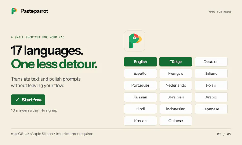 Pasteparrot screenshot 5