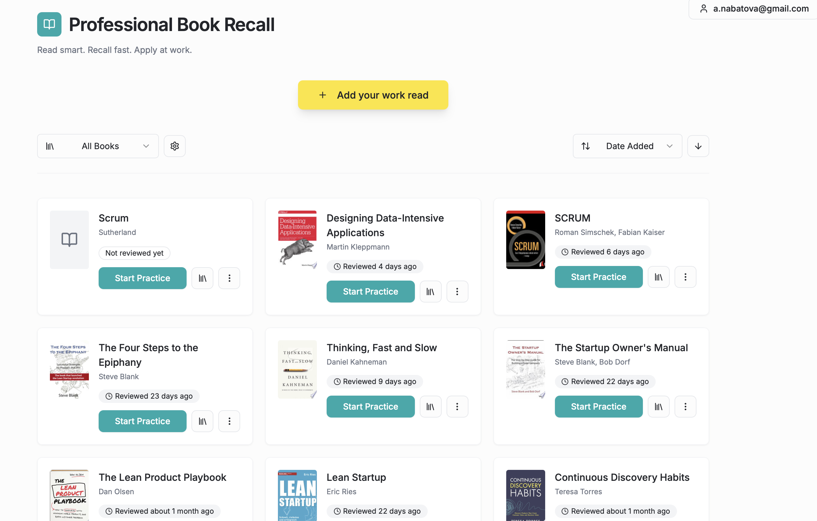 Book Recall App  - Screenshot 2 showing product features and functionality