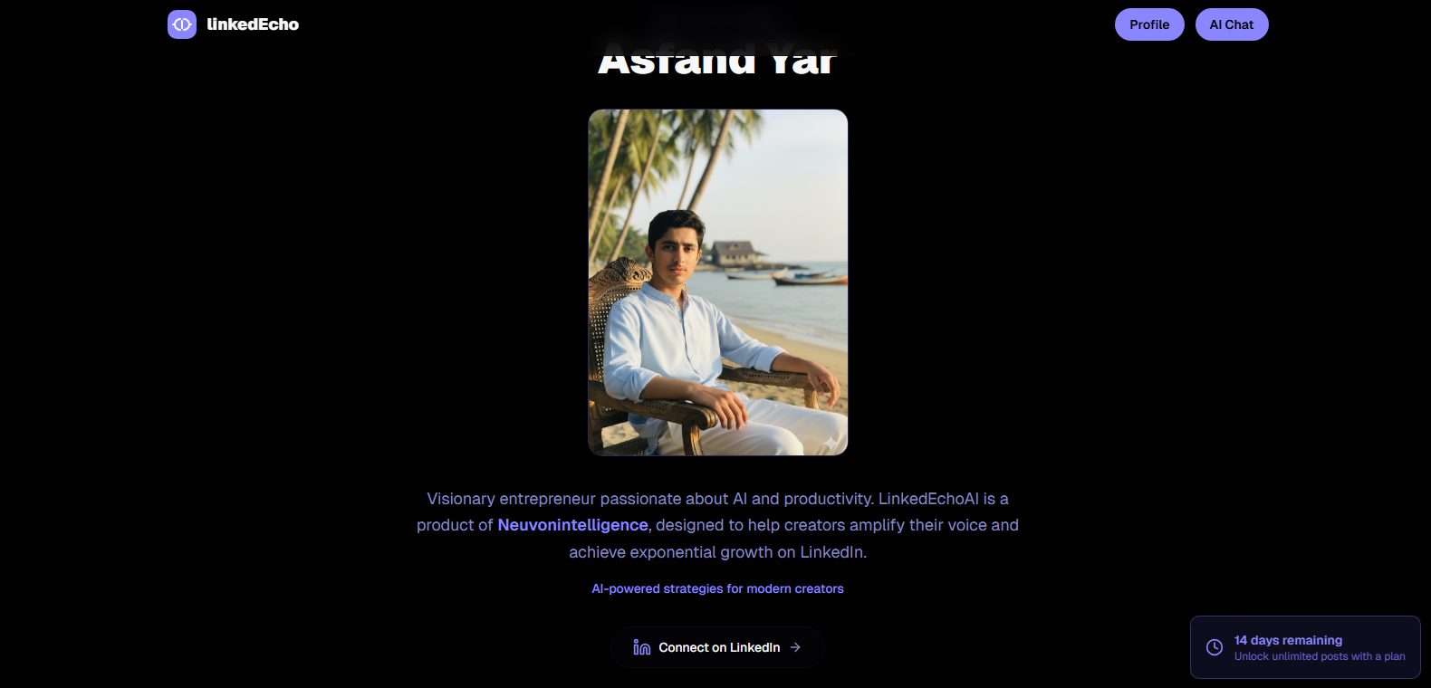 linkedEchoAi gallery image