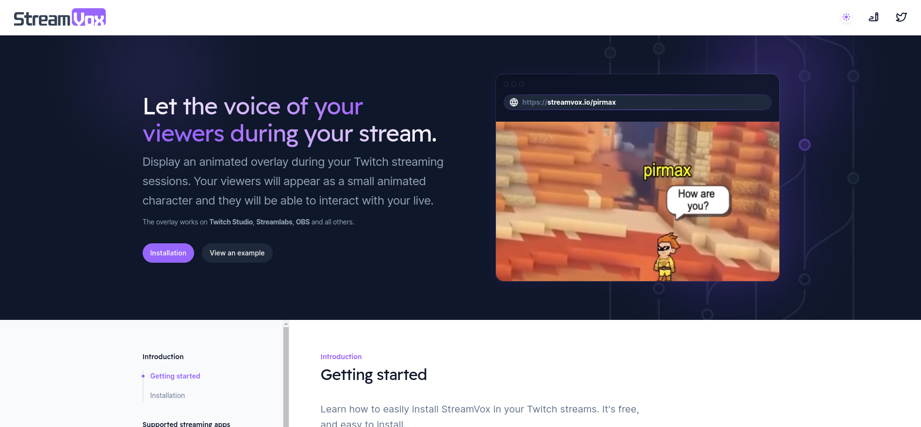 StreamVox.io - Twitch akışınız sırasında izleyicilerinizin sesi medya 1