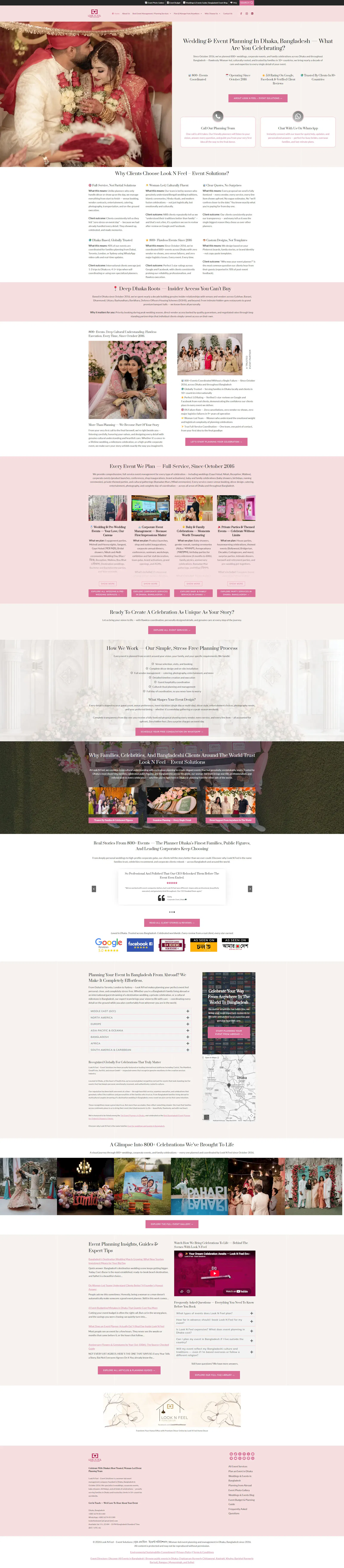 Look N Feel - Event Solutions Website screenshot 2