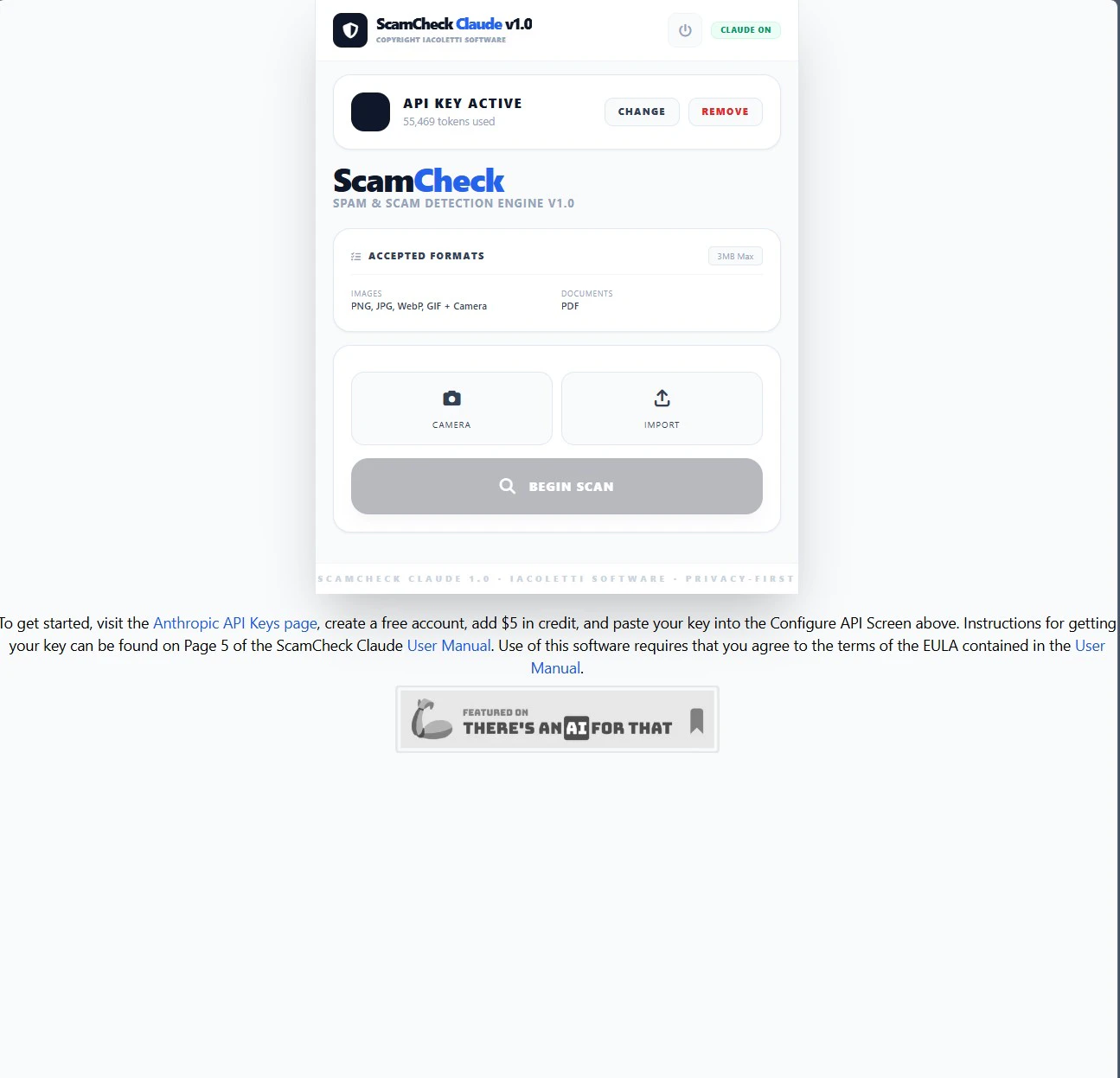 ScamCheck Claude logo