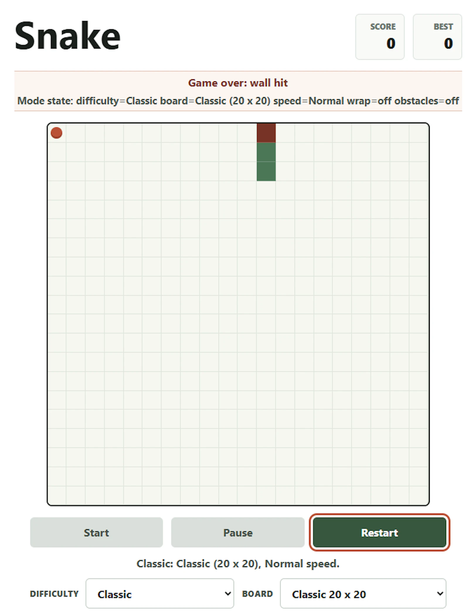 Snake1 screenshot 4