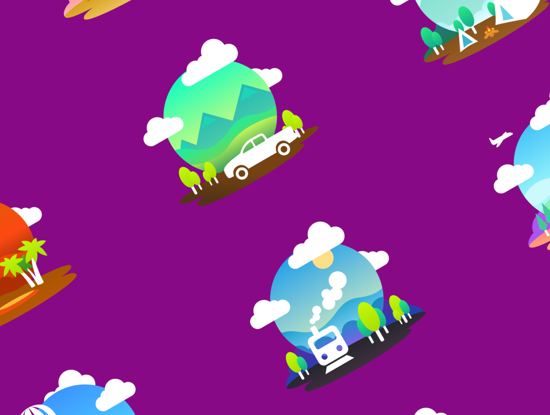 Travel Illustration Set gallery image