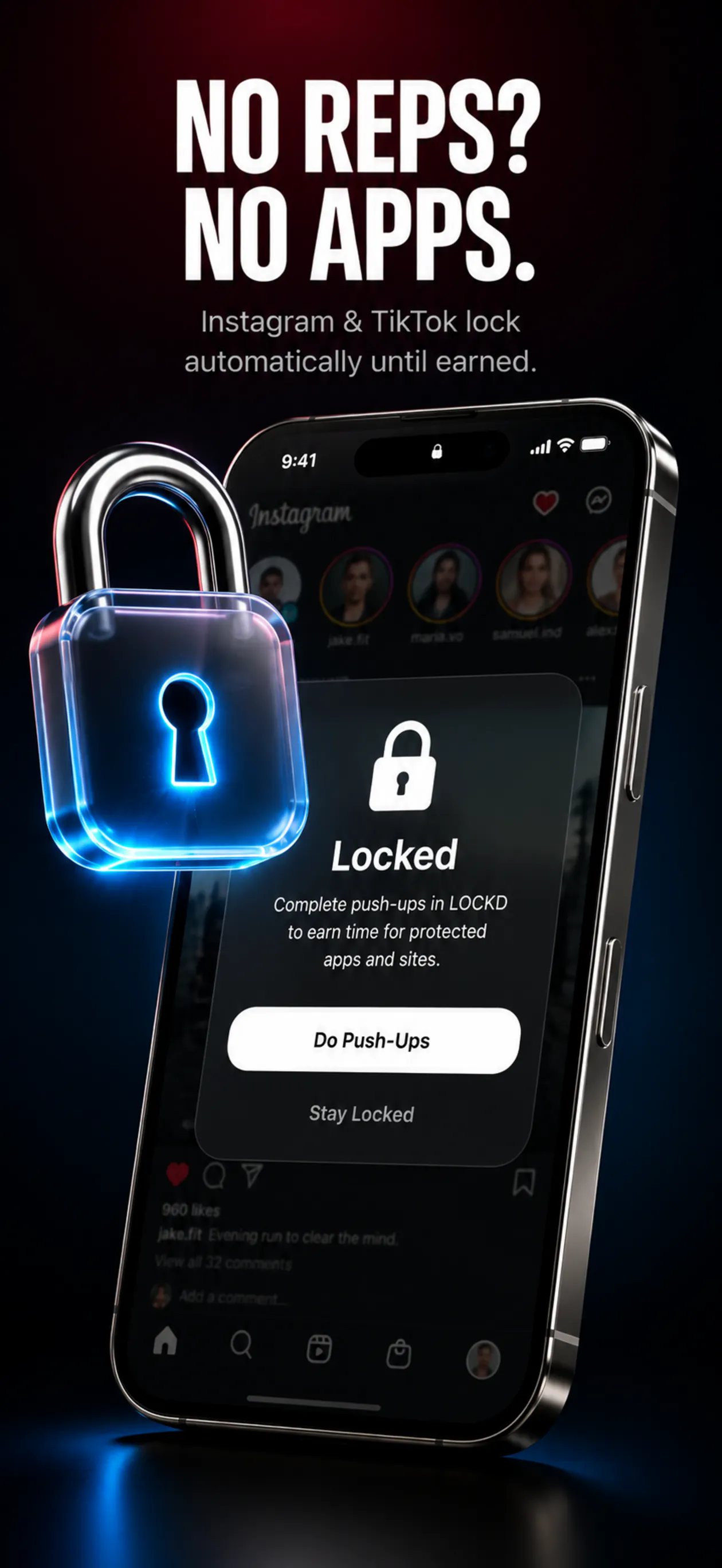 LOCKD. Push to Earn ScreenTime gallery image