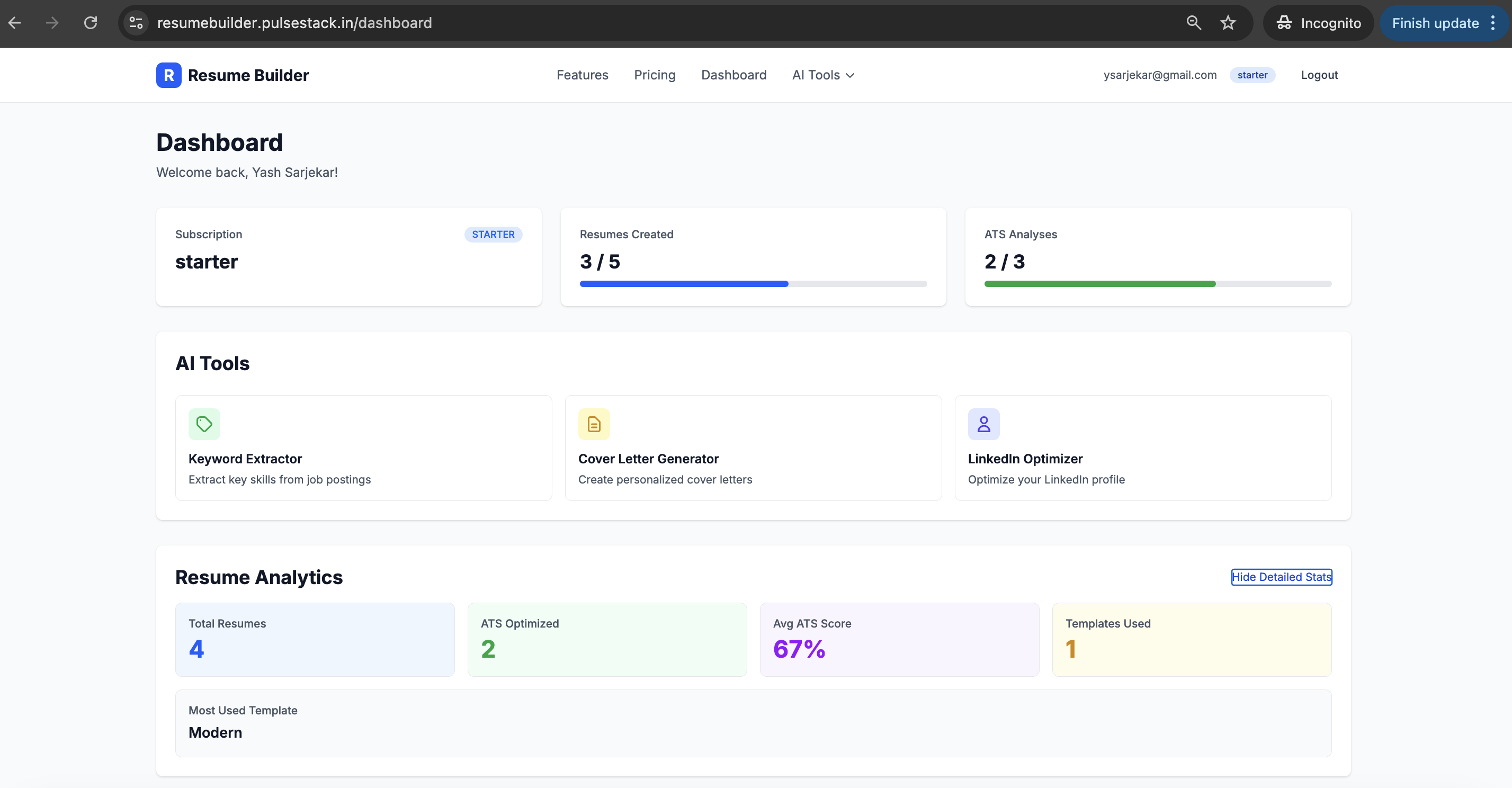 AI Resume Builder - Beat ATS gallery image