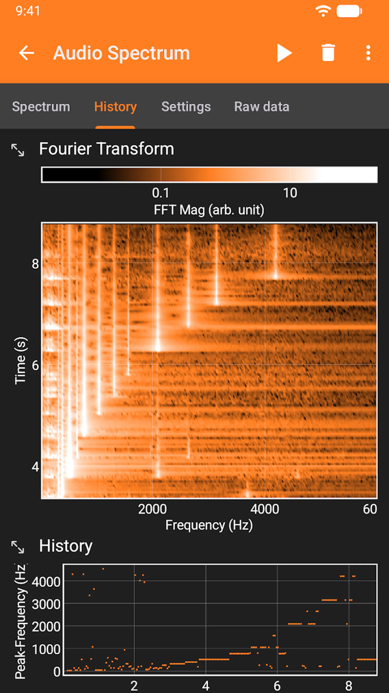 phyphox screenshot 6