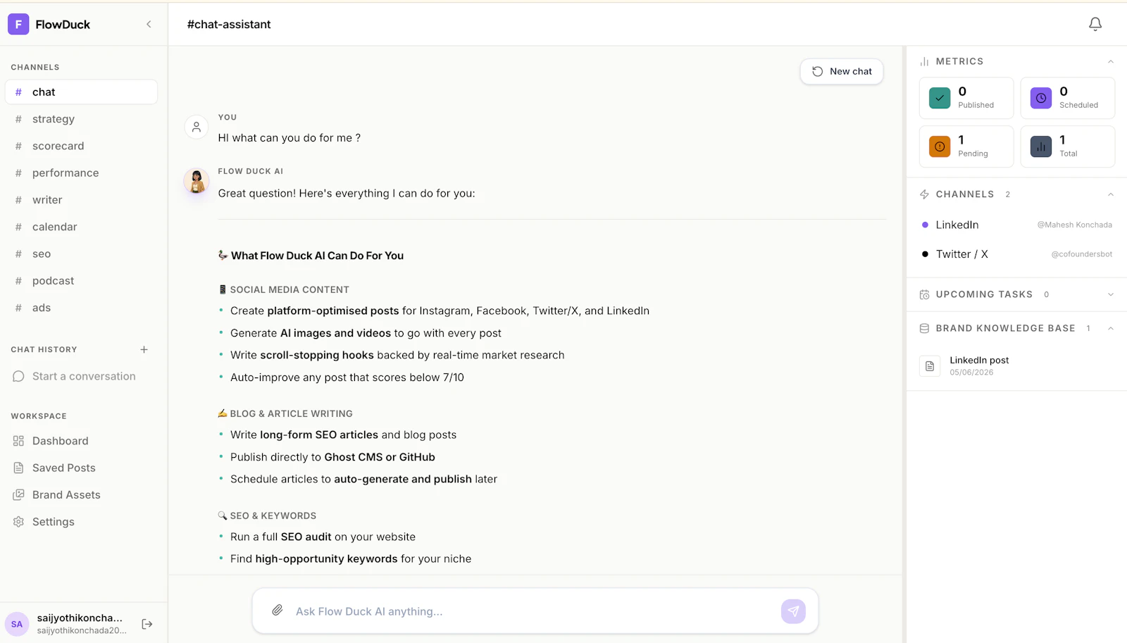 Flowduck screenshot 1