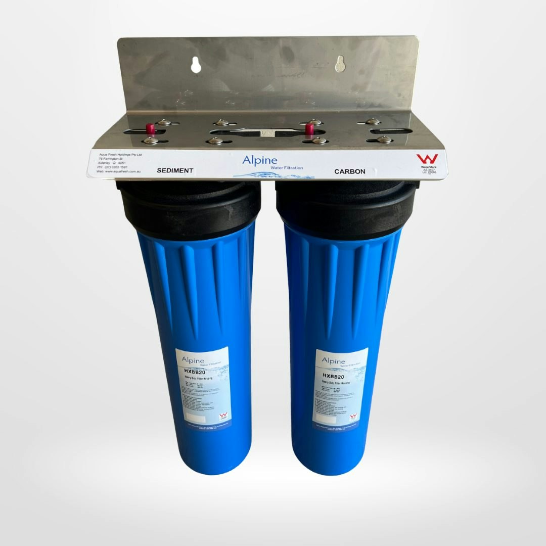 Alpine 20″ Twin Jumbo Whole House WFS - Main product screenshot demonstrating key features and user interface