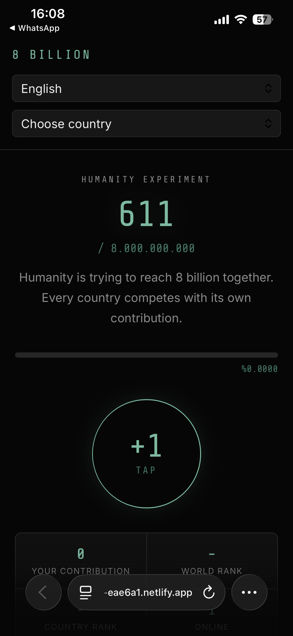 8 billion logo