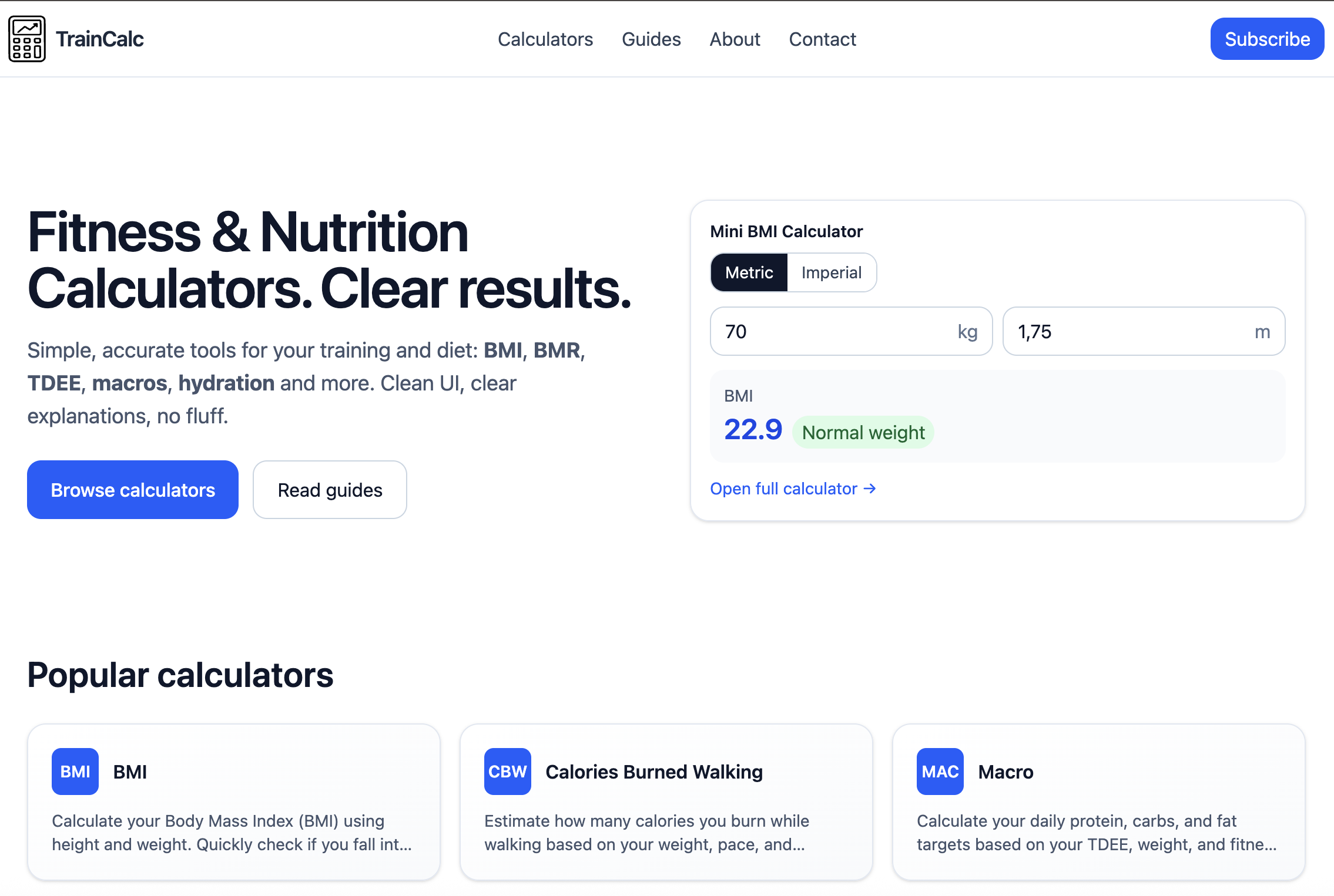 TrainCalc gallery image