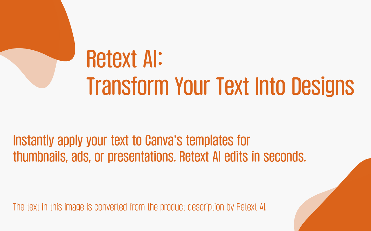 Retext AI for Canva gallery image