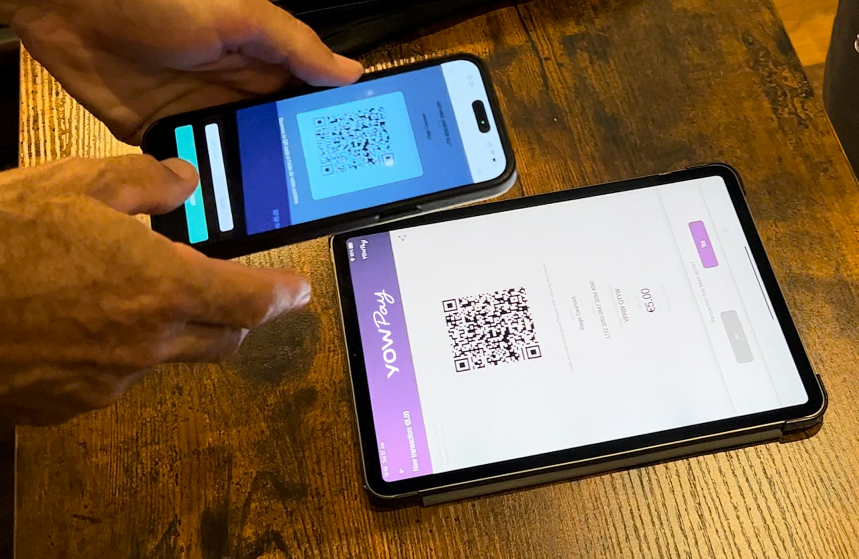 yowpay - QR 코드를 사용한 은행 간 인스턴트 와이어 지불 솔루션 미디어 4