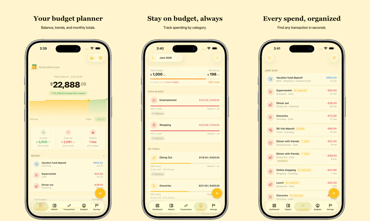 Wallety: Budget Planner gallery image