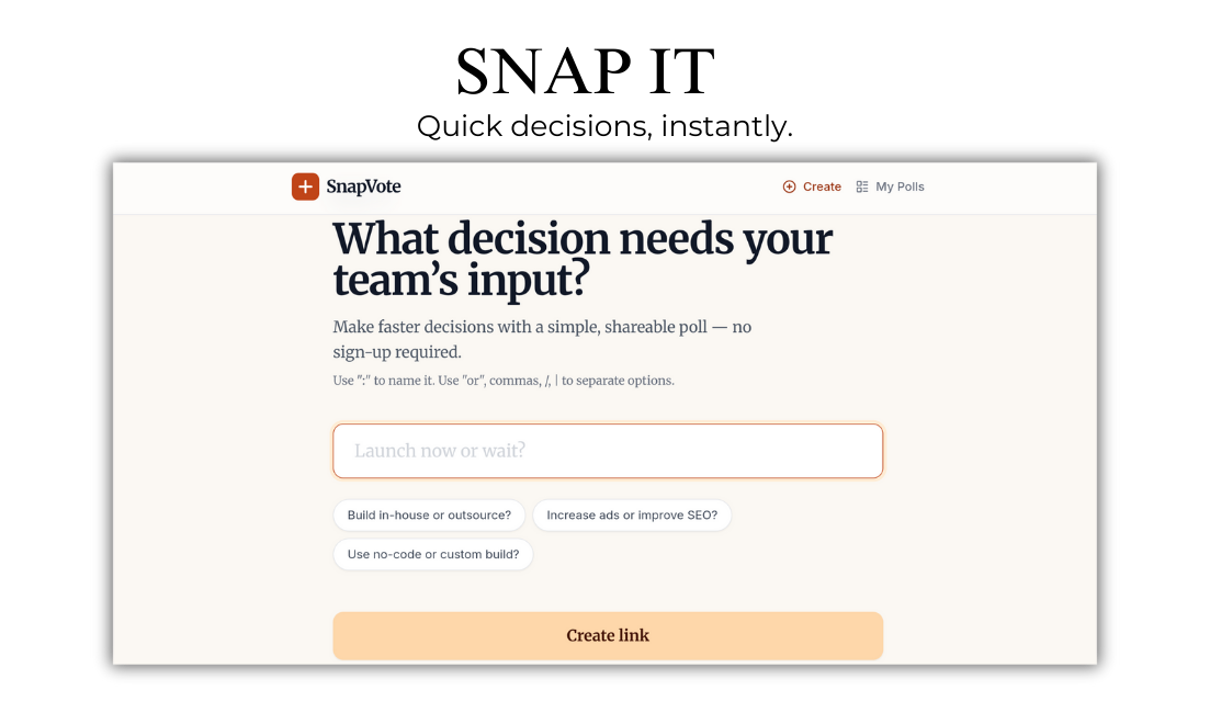SnapVote gallery image